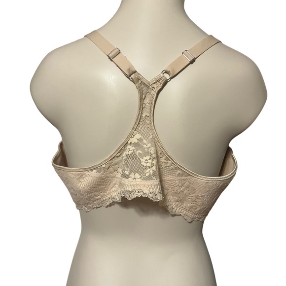 MAIDENFORM sz 40C Bra One Fab Fit #07112 Underwire Full Coverage Front Close Tan - Picture 3 of 8
